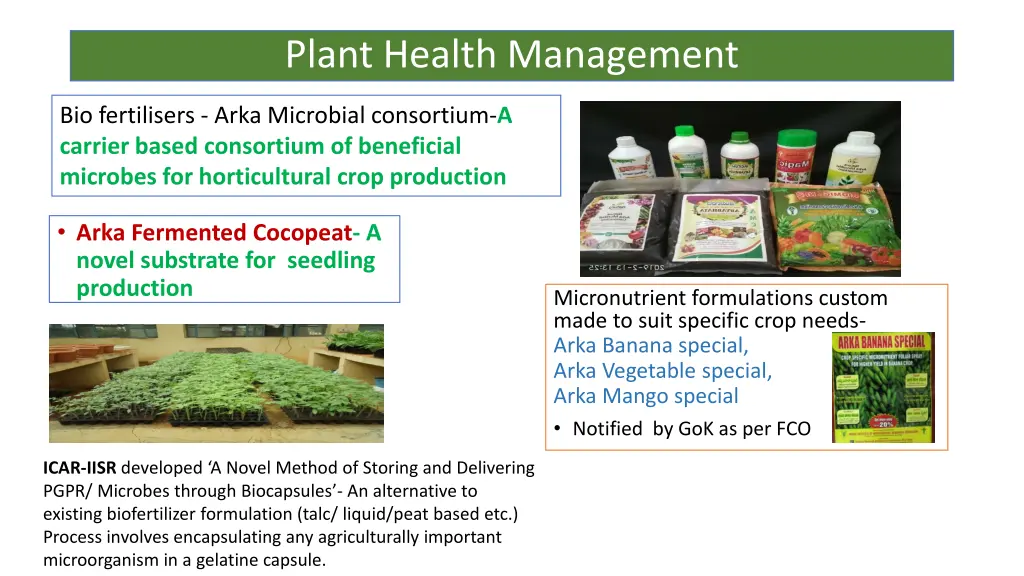 plant health management