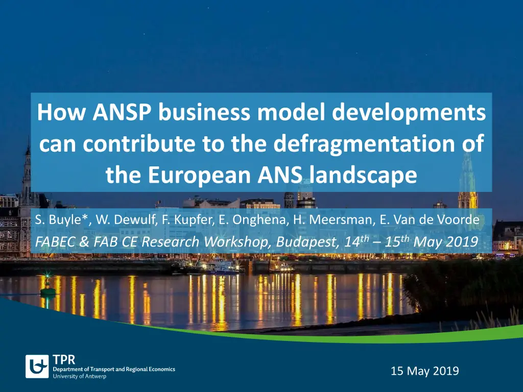 how ansp business model developments