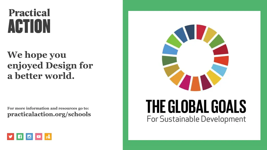 we hope you enjoyed design for a better world