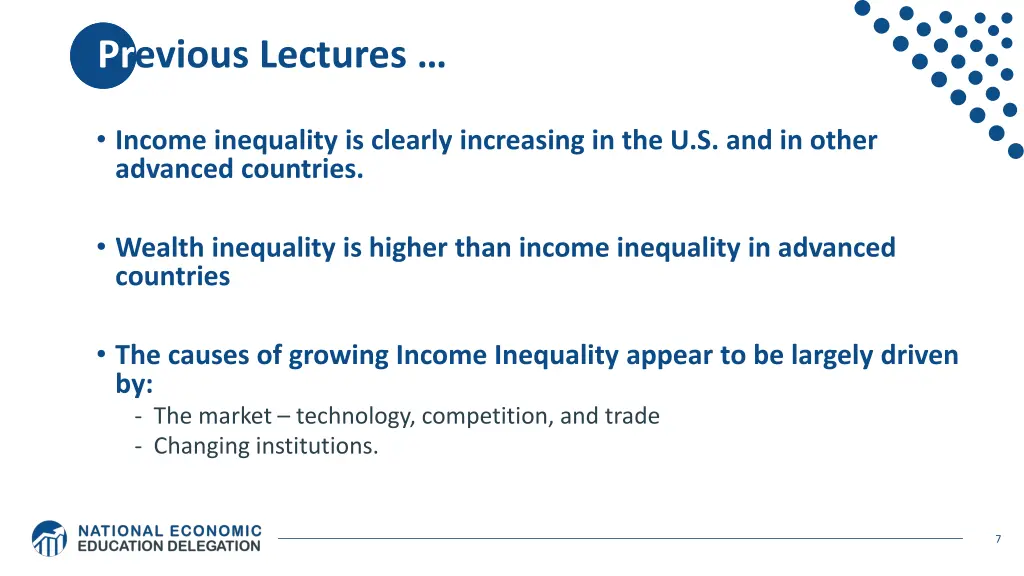 pr evious lectures