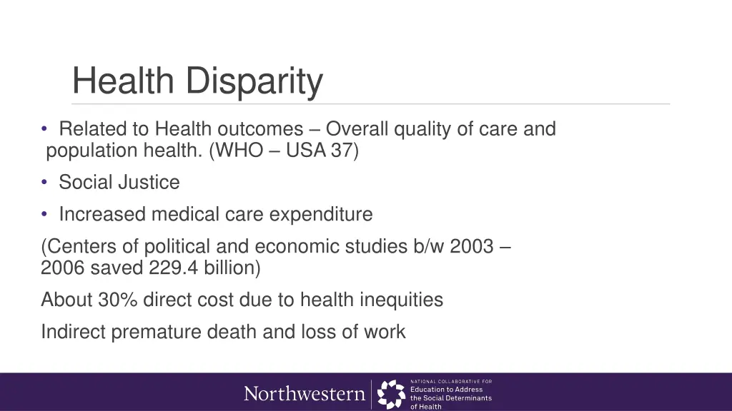 health disparity 1