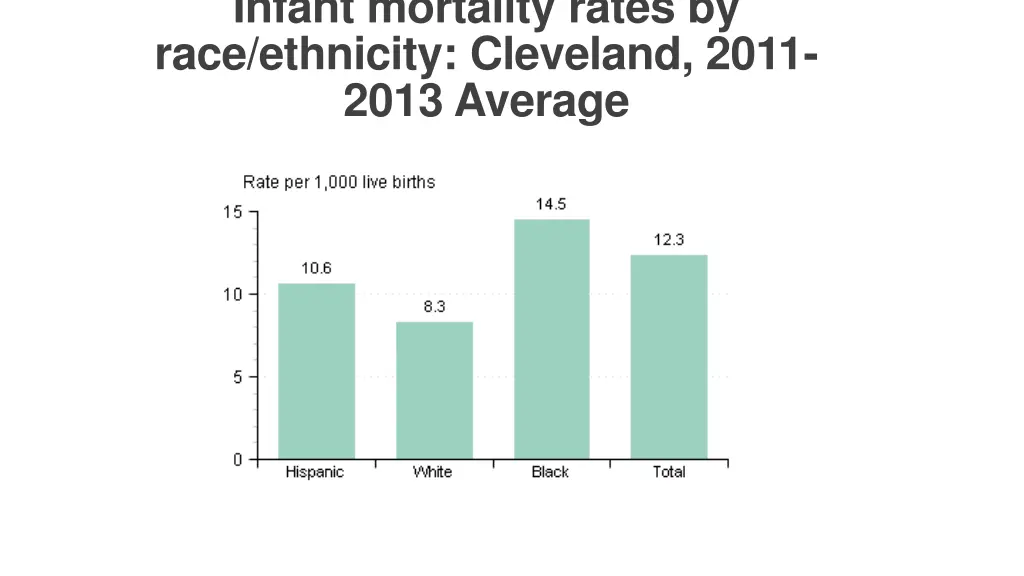 infant mortality rates by race ethnicity
