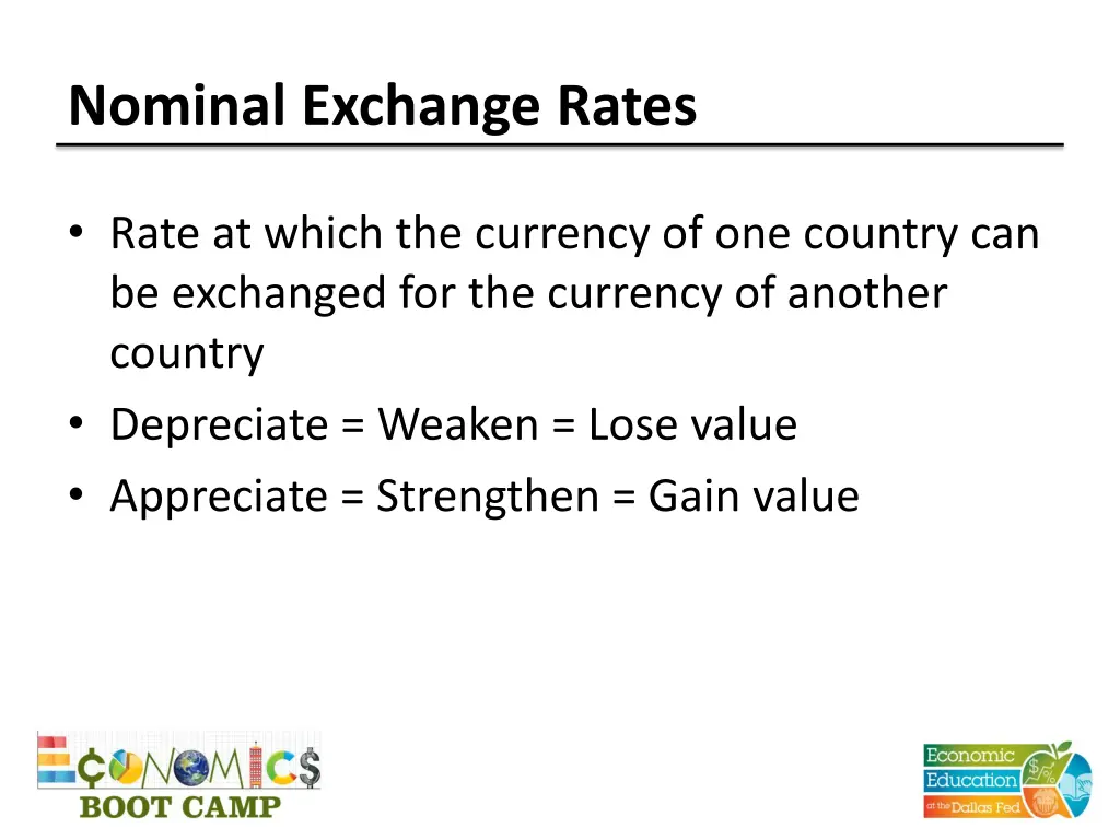 nominal exchange rates