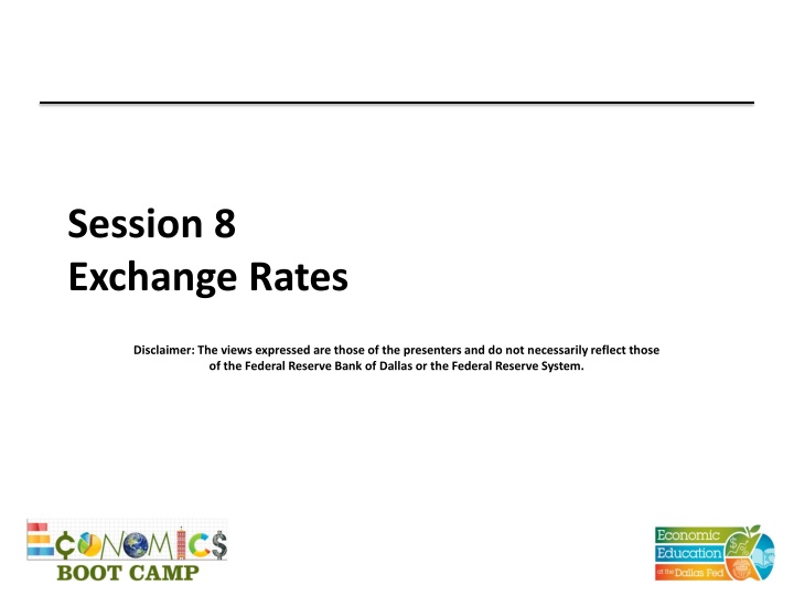 session 8 exchange rates