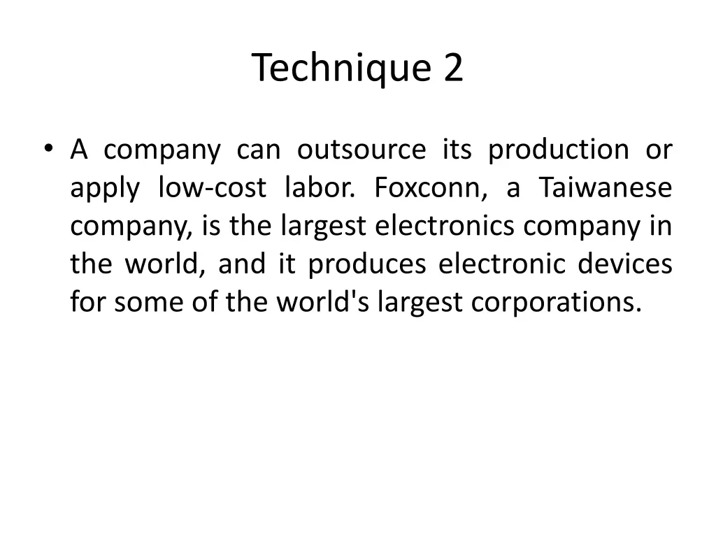 technique 2