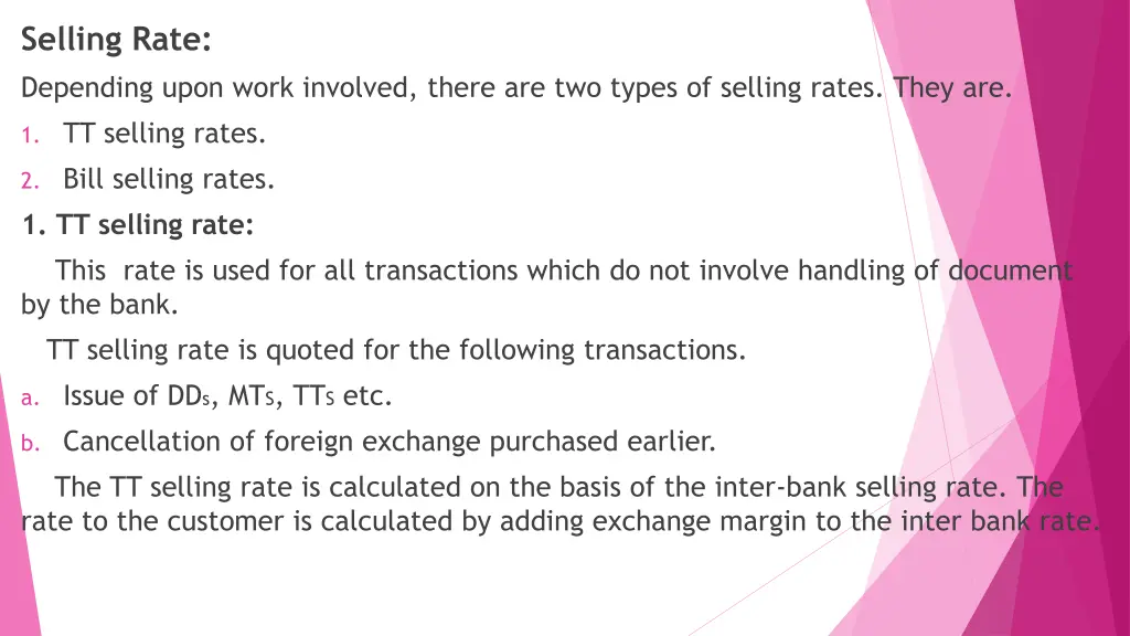 selling rate depending upon work involved there