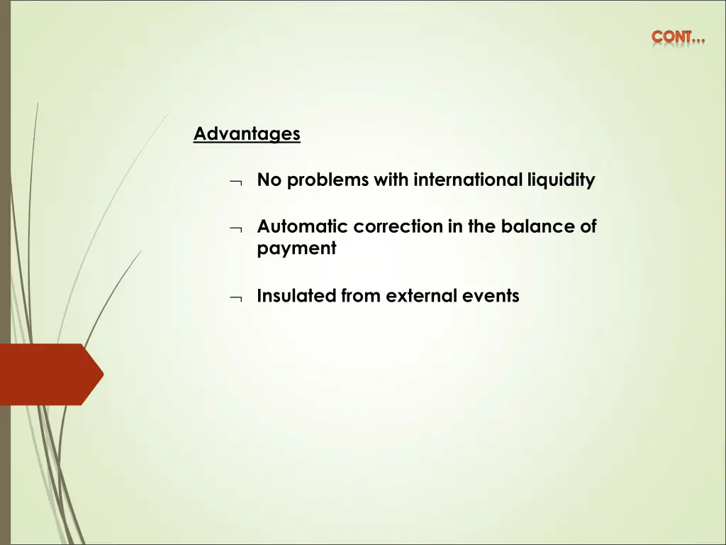 advantages