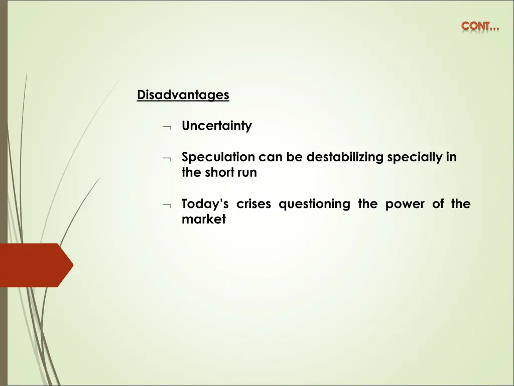 disadvantages