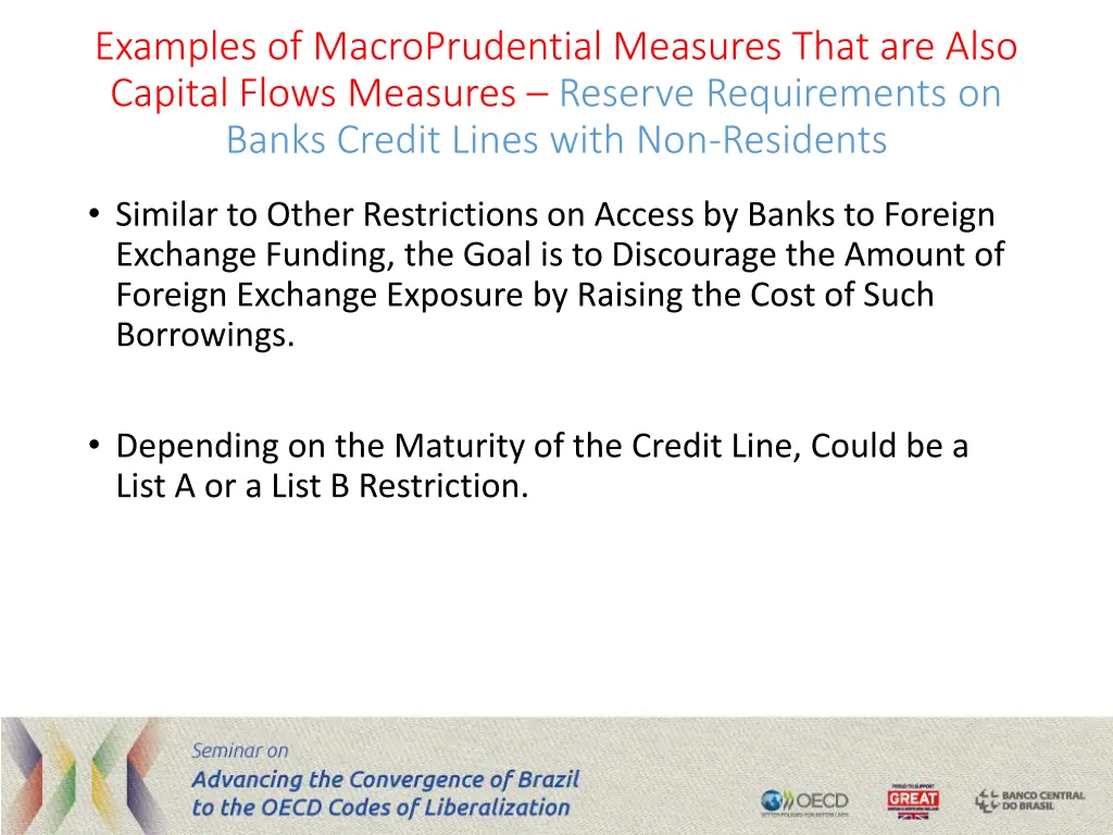 examples of macroprudential measures that 3