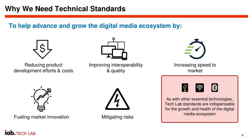 why we need technical standards