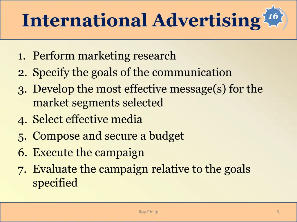 international advertising