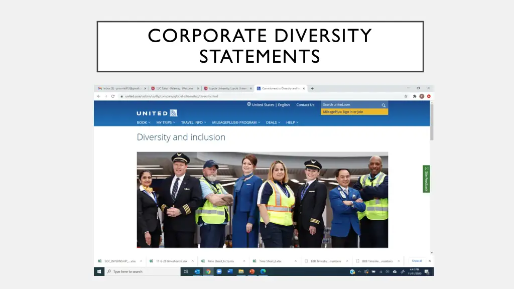 corporate diversity statements