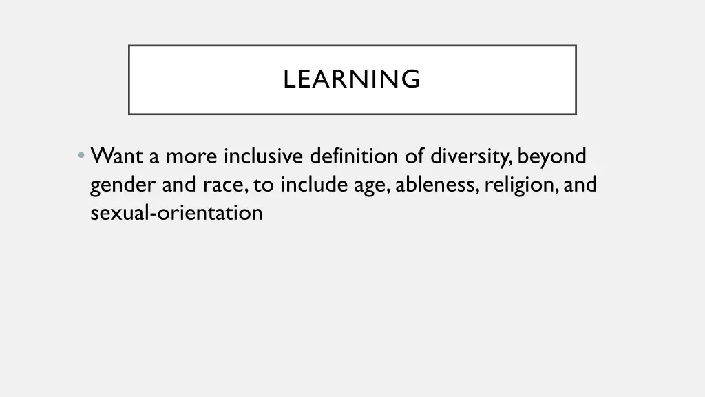 learning 1