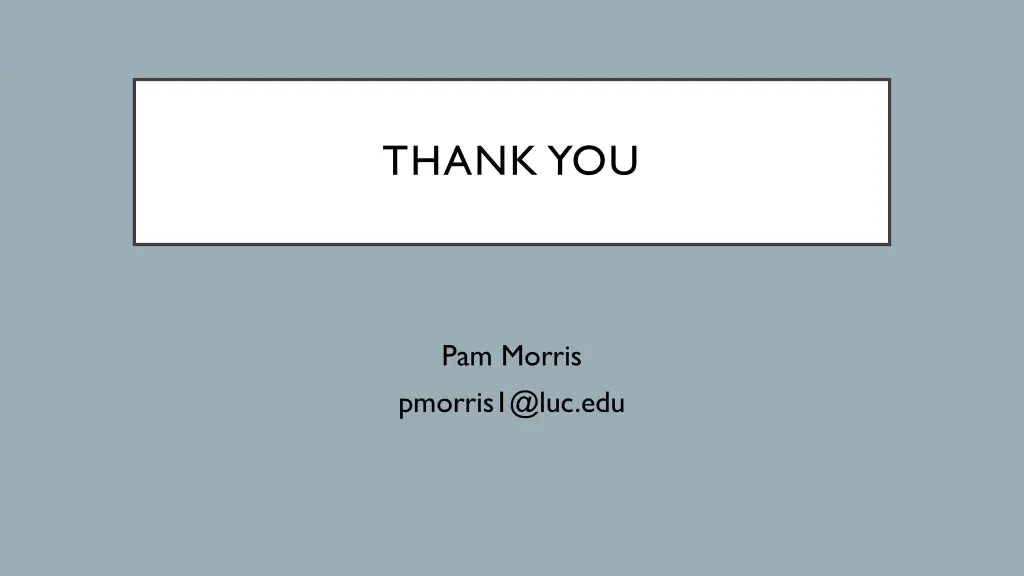 thank you