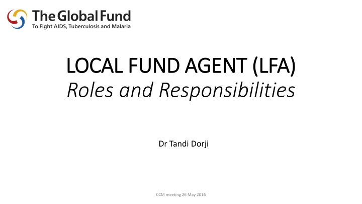 local fund agent lfa local fund agent lfa roles