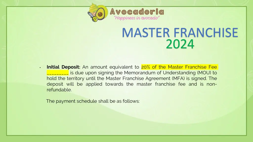 master franchise 2024 5