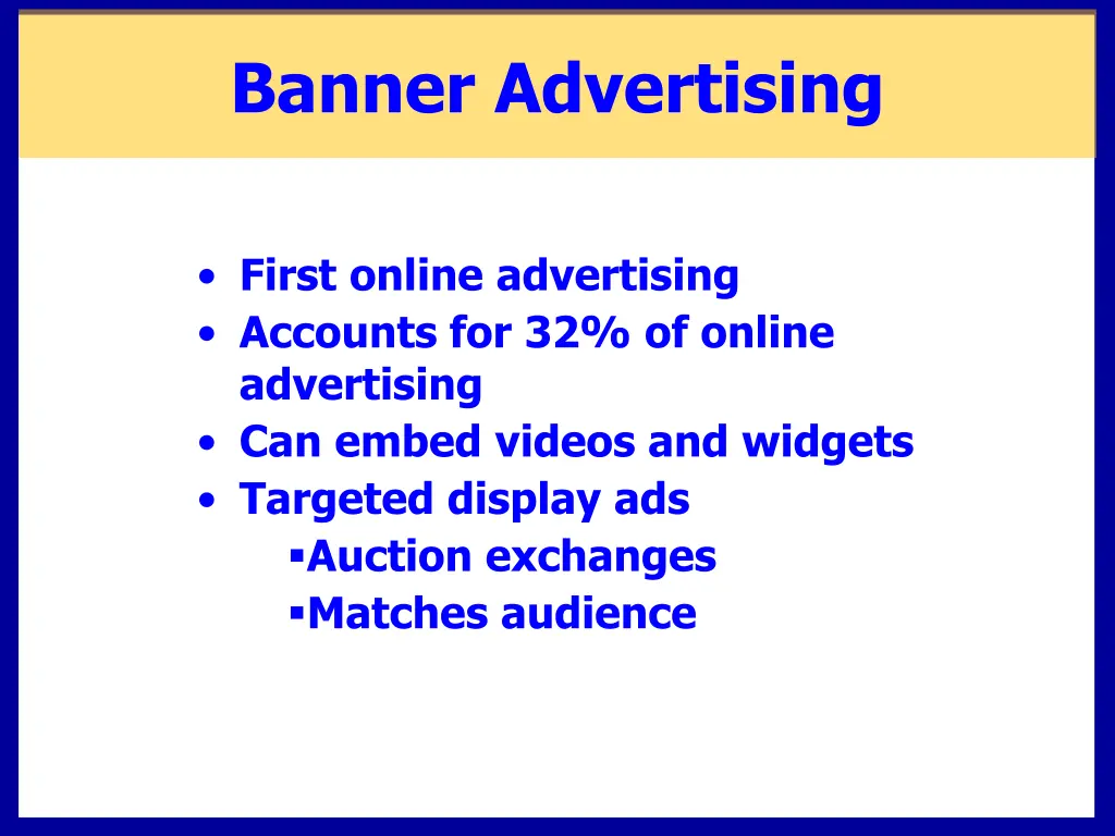banner advertising