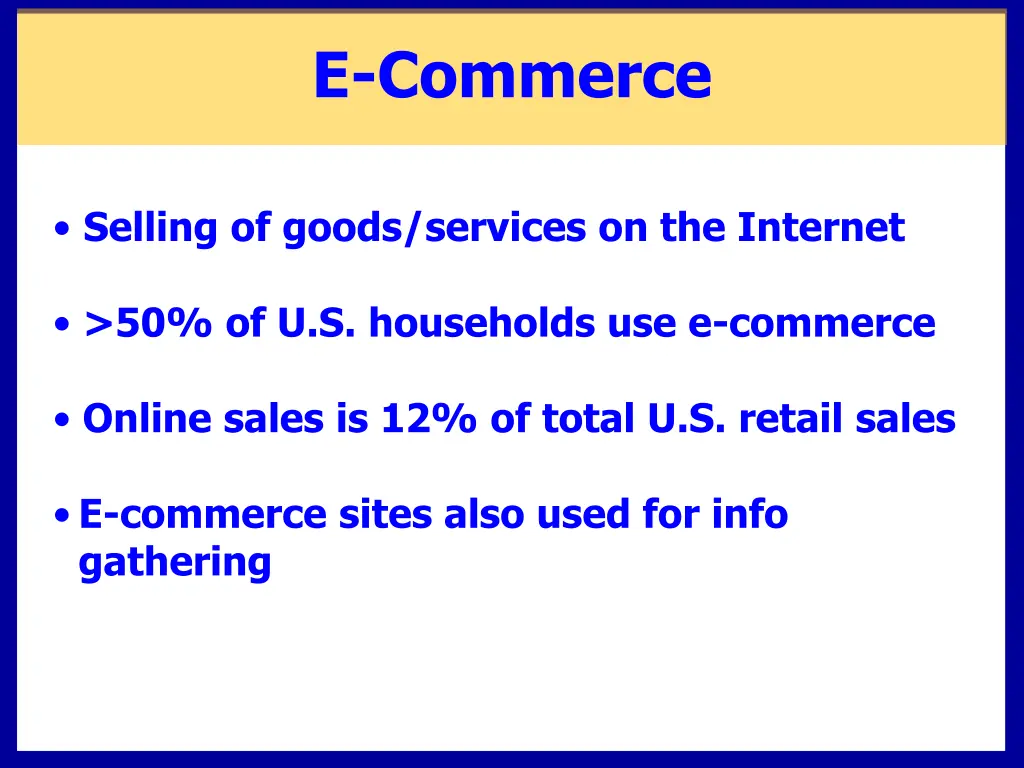 e commerce