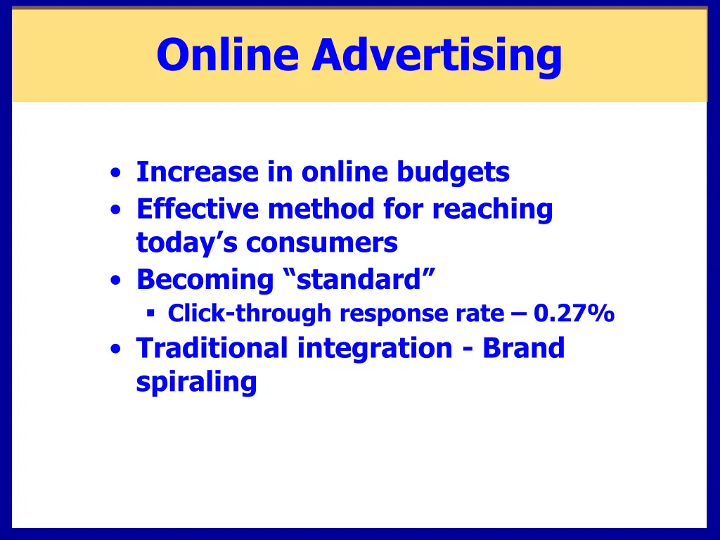 online advertising