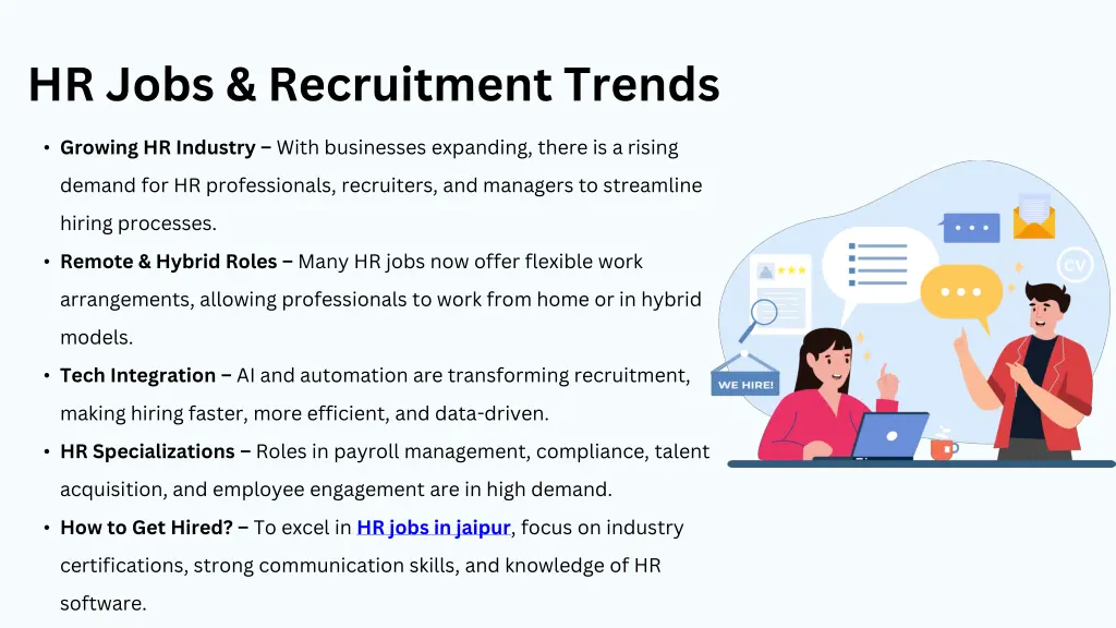 hr jobs recruitment trends