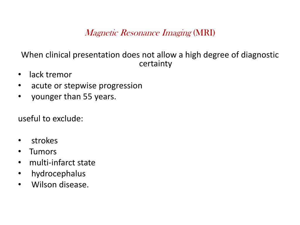 magnetic resonance imaging mri