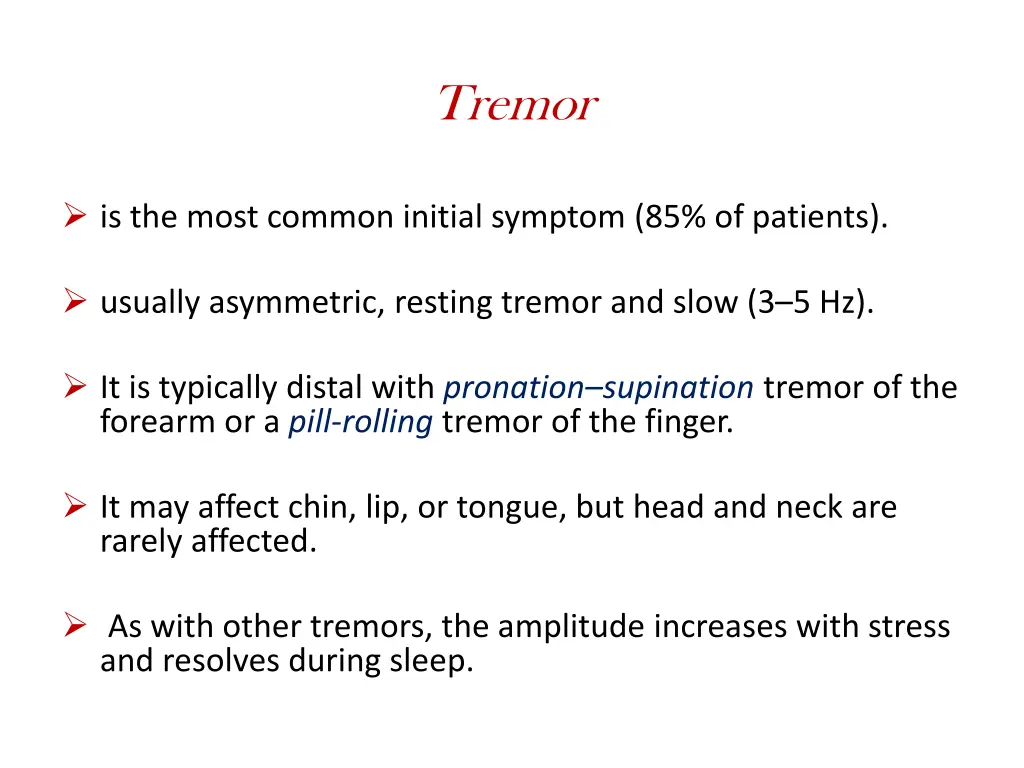 tremor