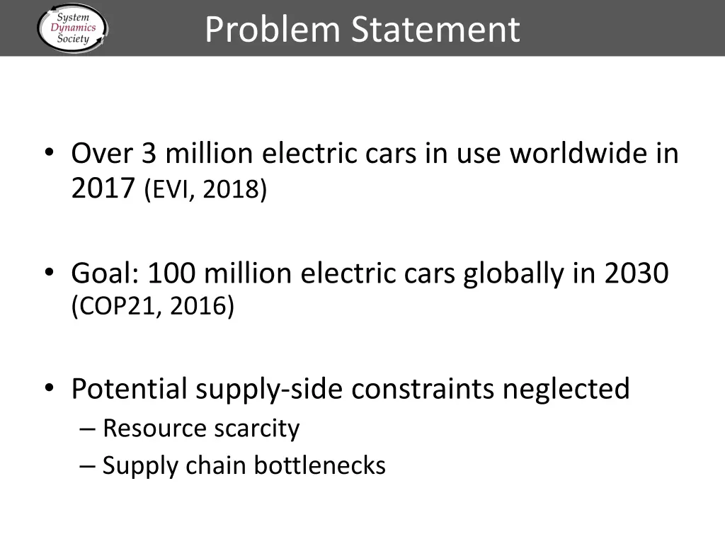 problem statement