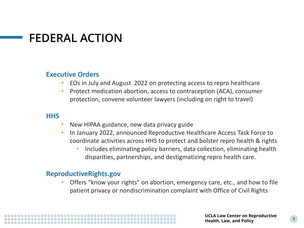 federal action