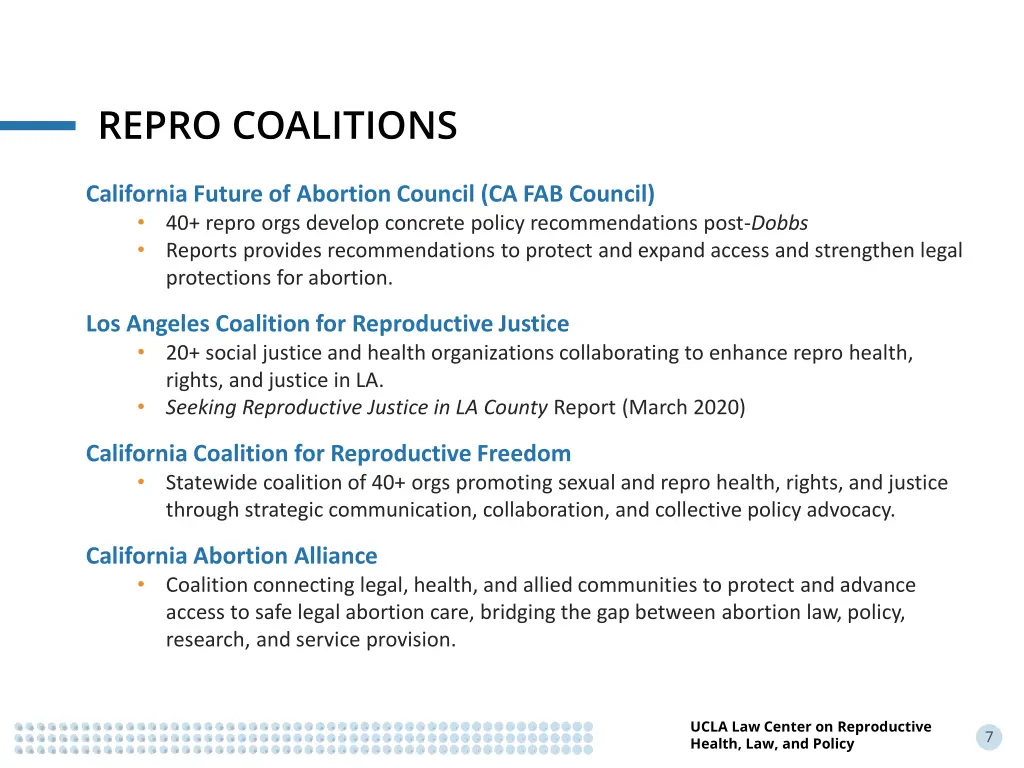 repro coalitions