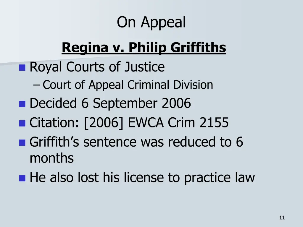 on appeal
