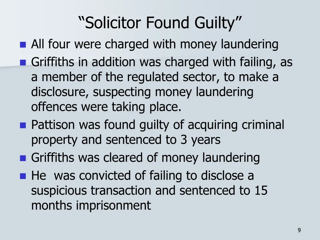 solicitor found guilty all four were charged with