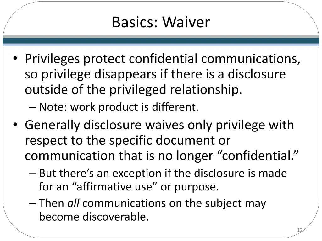 basics waiver