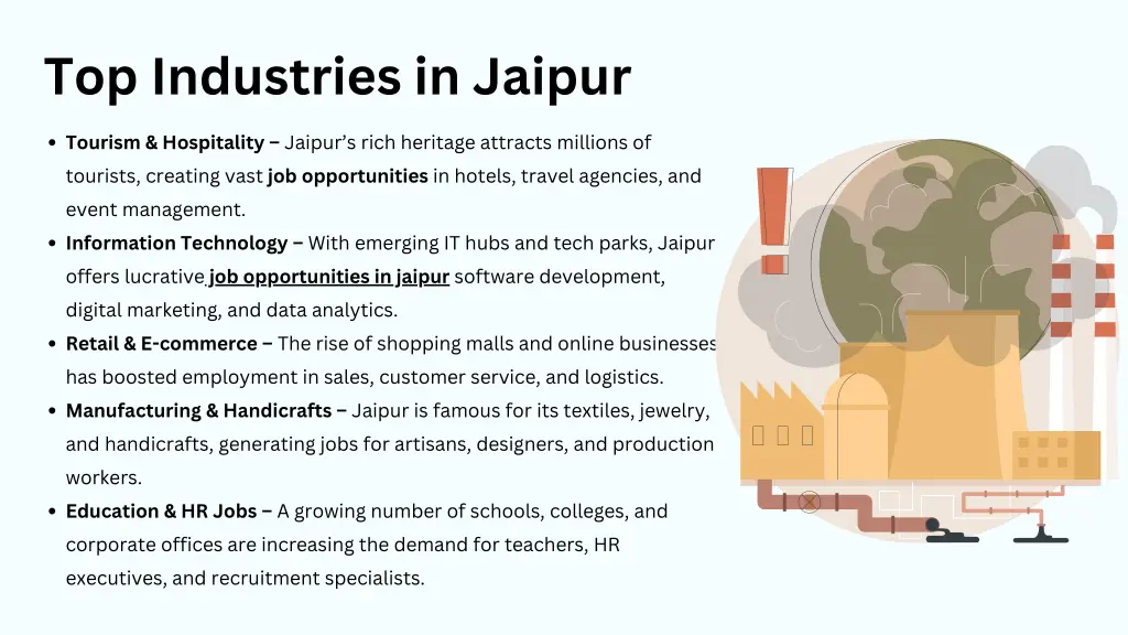 top industries in jaipur