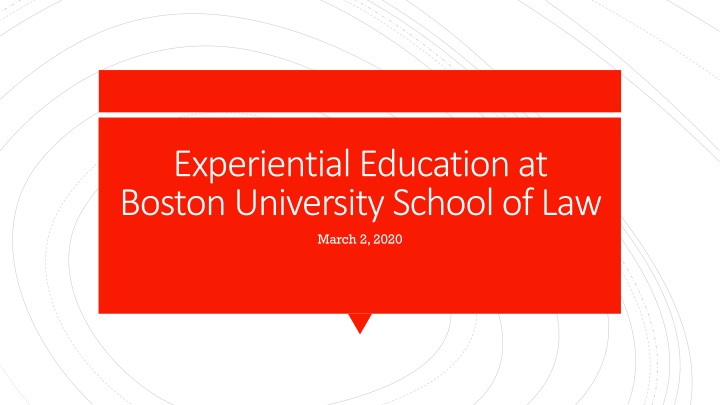 experiential education at boston university