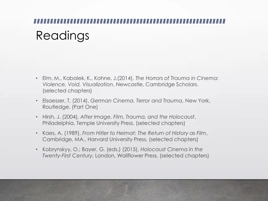 readings 7