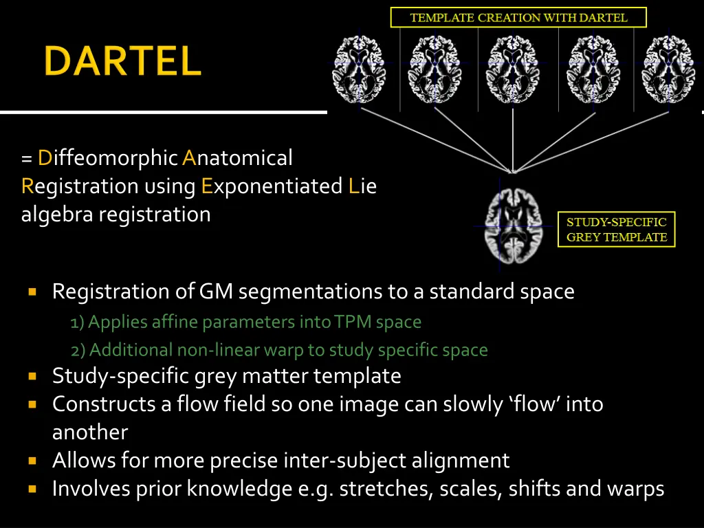 diffeomorphic anatomical registration using