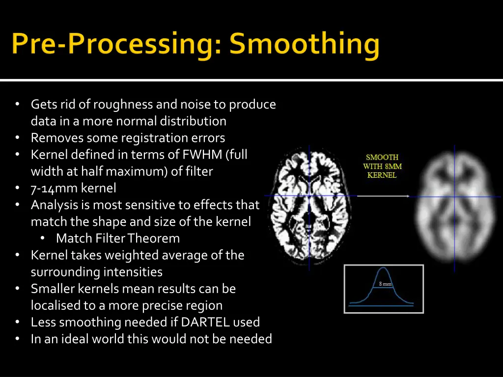gets rid of roughness and noise to produce data