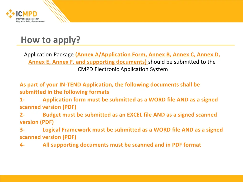 how to apply