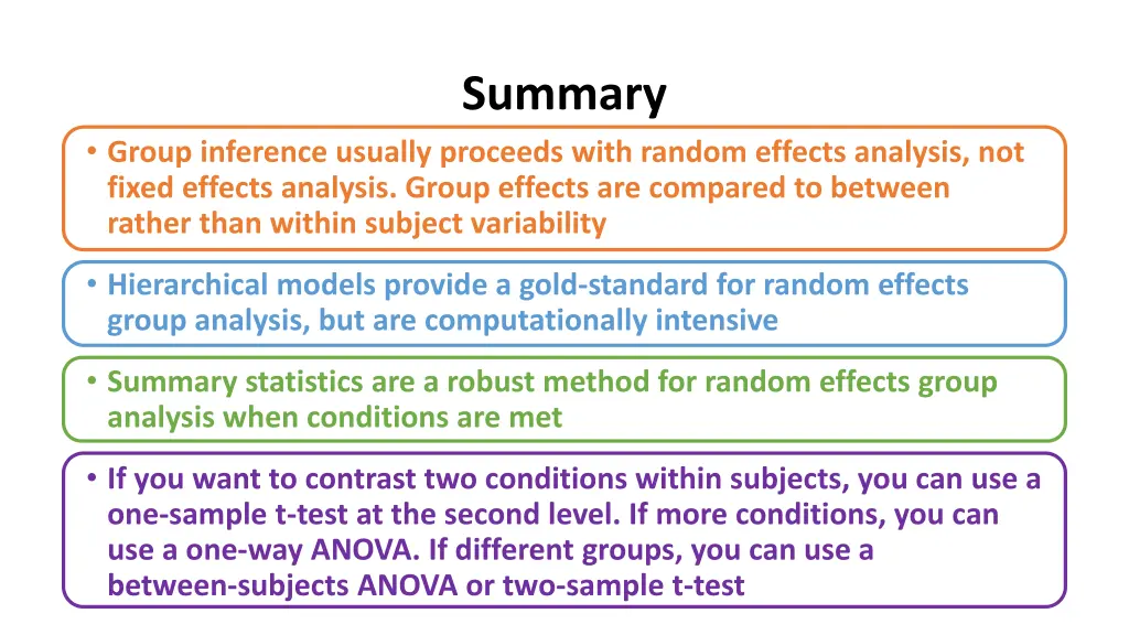 summary