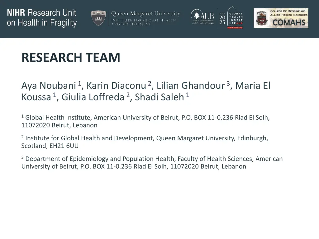 research team