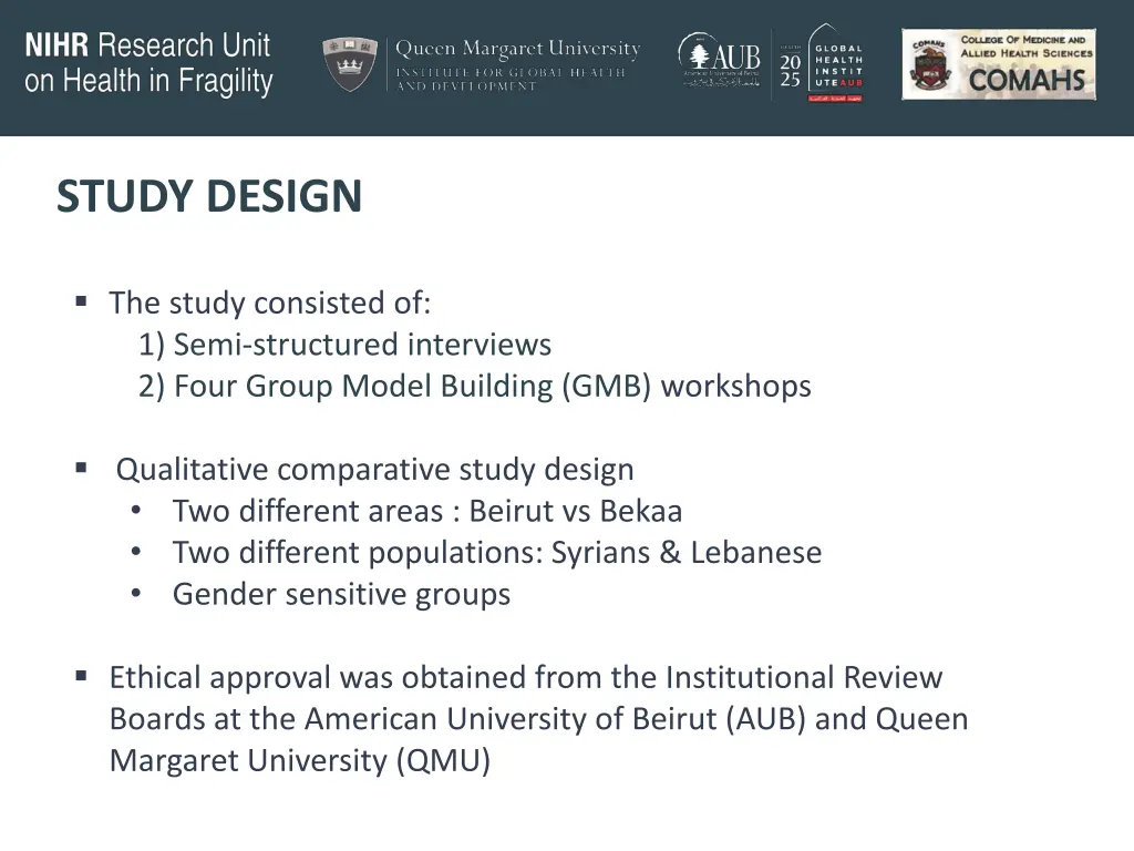 study design