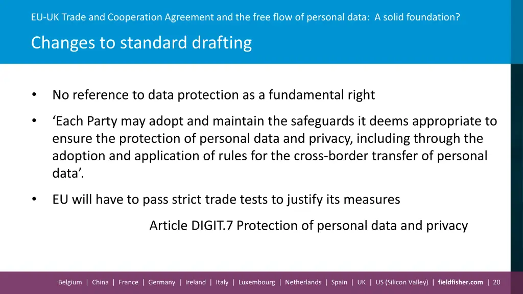 eu uk trade and cooperation agreement 19