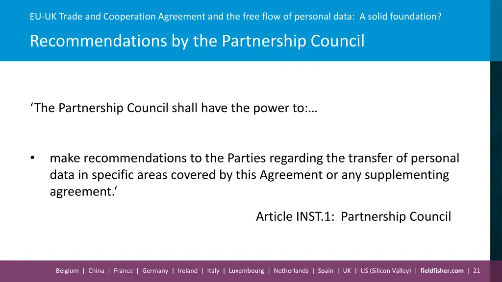 eu uk trade and cooperation agreement 20