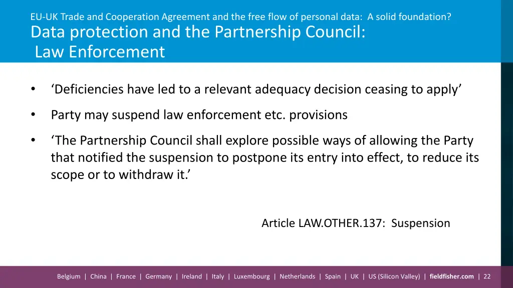 eu uk trade and cooperation agreement 21