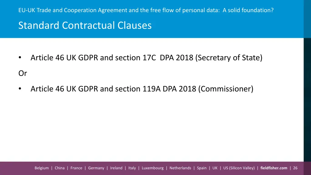 eu uk trade and cooperation agreement 25