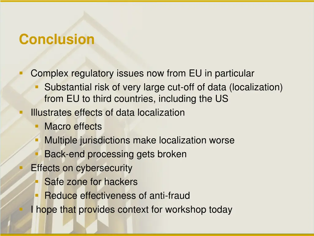 conclusion