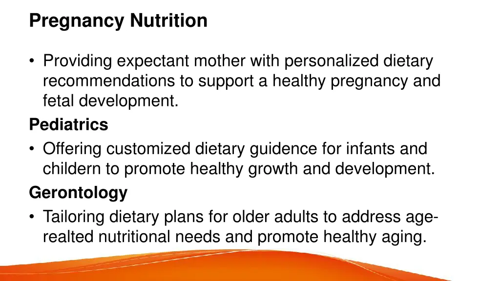 pregnancy nutrition