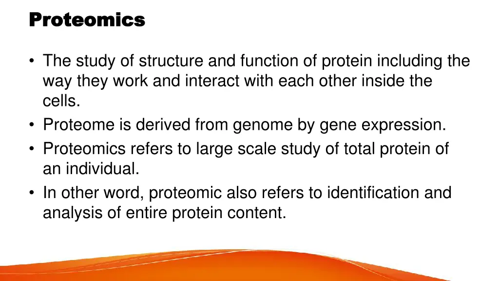 proteomics proteomics