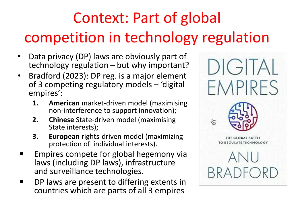 context part of global competition in technology