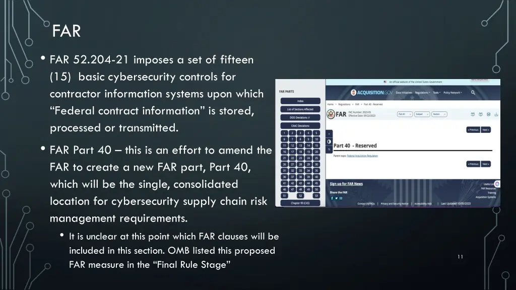 far far 52 204 21 imposes a set of fifteen